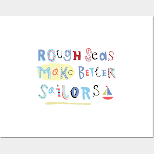 Rough seas Posters and Art